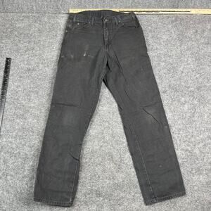 Dickies Pants‎ Mens Size 32x34 Black Straight Leg Casual Workwear Classic USA